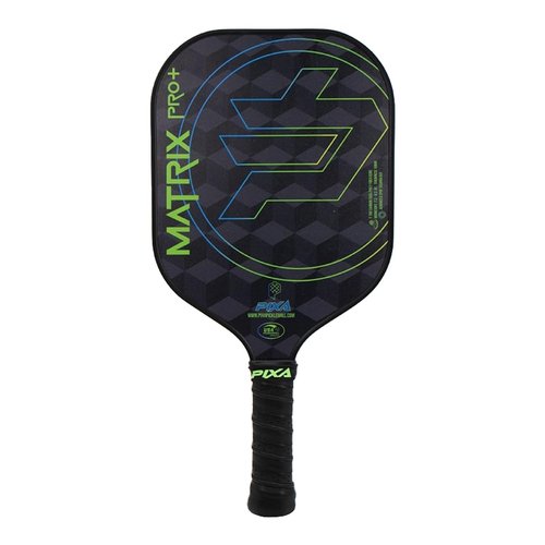 PIXA Matrix Pro Plus T-700 Carbon Face, 16mm, Friction Surface, Intermediate/Professional, Great Power, Control, Spin! USAPA Approved, Great Gift!