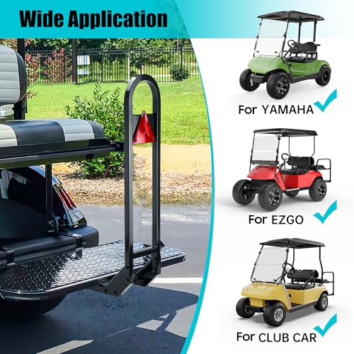Universal Golf Cart Rear Seat Grab Bar for Yamaha EZGO Club Car - Heavy Duty Safety Handle
