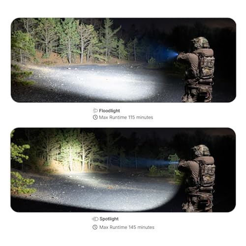 OLIGHT PL X Compact Tactical Flashlight Matte Black USB-C Rechargeable