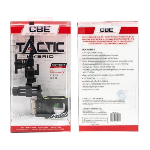 CBE Tactic Hybrid Fiber Optic Pin, 3 Pin, 0.019 Inch Fibers for Networking
