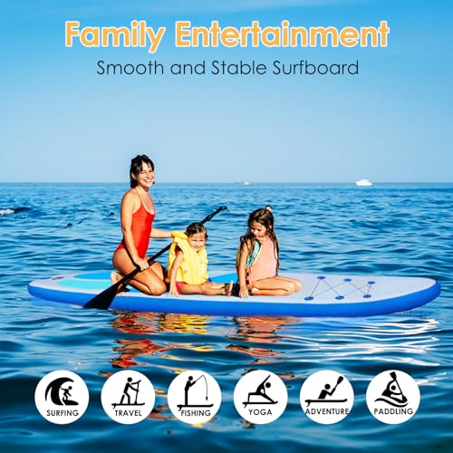 Inflatable Stand Up Paddle Board for Adult All Skill Levels- 10'4"