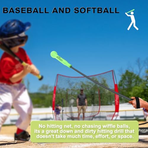 Baseball Swing Trainer - 54-Inch Batting Practice Equipment for Baseball & Softball