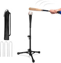 Kids Baseball Tee by Tanner | Portable Batting Tee with Carry Bag - Adjustable 20.87 to 31.29 Inches for Ages 3-8