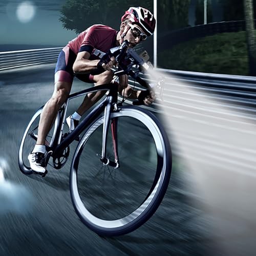 Redcomets 2400 Lumens Bicycle Front Light with USB Rechargeable Power Bank & Phone Mount