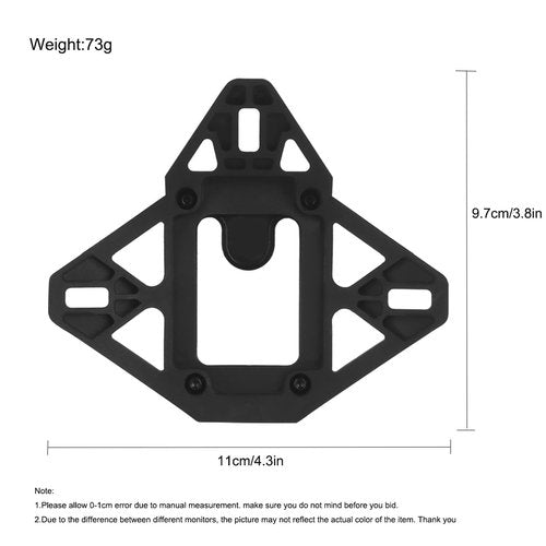 Tactical Helmet NVG Mount with Modular Bungee Shroud and Sports Camera Bracket Base for Wendy 3.0 Helmet (Black)