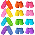 Neon Sweatbands Set 24 Pcs - 8 Colors Headbands & Wristbands for Sports, Fitness & Workout