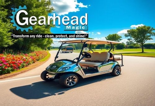 VitalEQ Gearhead Magic Golf Cart/Marine Protection. Cleaner & Protection for Vinyl Seats,Glass and Tires. Protective Spray Coat for All Surfaces.
