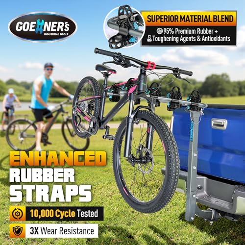 Heavy-Duty 4-Bike Hitch Rack 240 lbs Load Dual Locking Car Bike Carrier