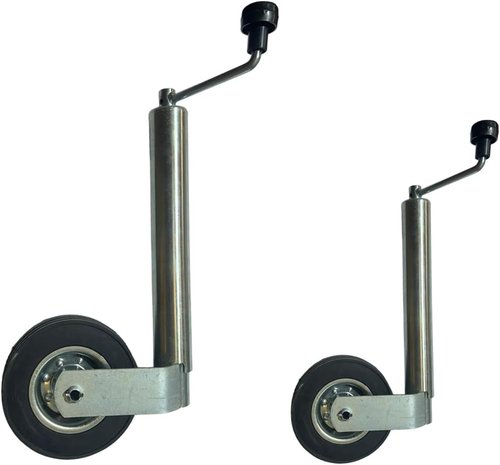 JRS 900lbs Trailer Jack - Adjustable 17.5" Lift Travel for Boats & RVs | Durable Single Wheel Design