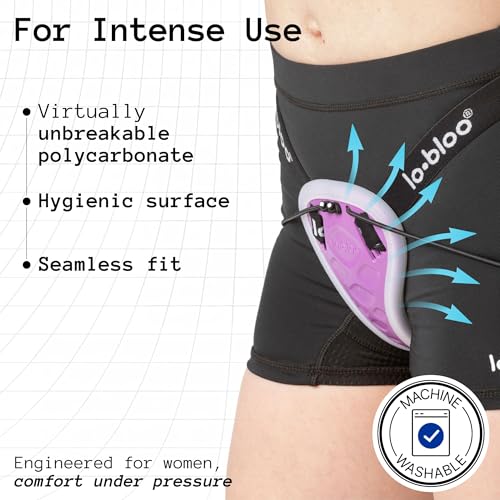 Pelvic Cup for Female Athletes - Slim, Lock Fit, Lightweight Protection