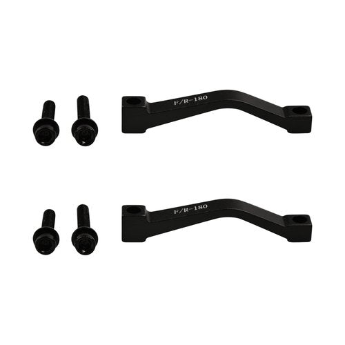 Flylin 2Pcs Bike Disc Brake Mount Adapter, Post Mount Disc Brake Adapter with Screw, F/R180 Mountain Post Mount Brake Rotor Adapter Converter for 180mm Rotor