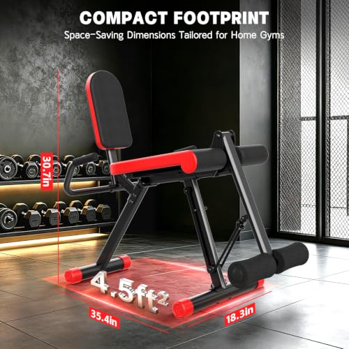 Seated Leg Extension Machine for Home Gym - Quadriceps & Thigh Workout Equipment