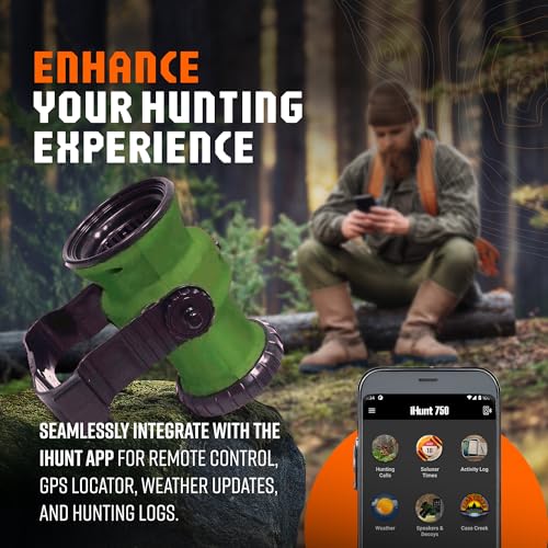 iHunt Electronic Game Call & Bluetooth Speaker Combo with App, 750 Animal Calls, Rugged & Portable