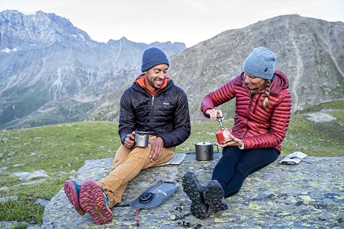 MSR PocketRocket Deluxe Ultralight Backpacking Stove - Fast Boil & Wind Resistant