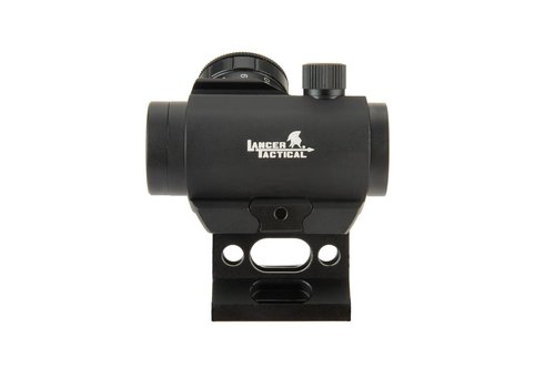 Lancer Tactical 1x30 2MOA Mi-cro Red Dot Sight 1x25mm Reflex Sight Waterproof & Shockproof & Fog-Proof Red Dot Scope, Mini Riflescope with 1 inch Riser Mount, Black.