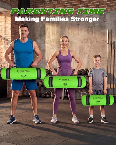 Diamond Green 3-Pack Water Weights for Full-Body Fitness - Portable Aqua Bags