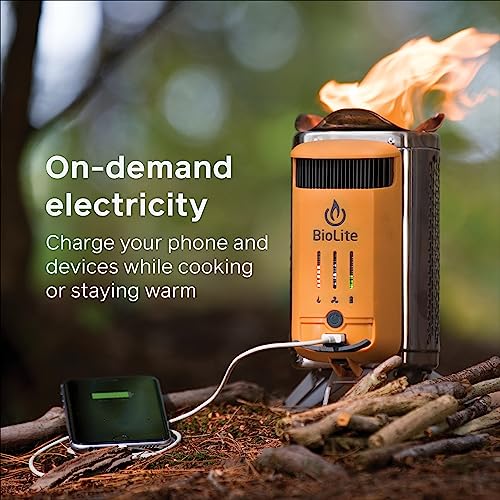 BioLite CampStove 2+ Complete Kit - Wood Burning Camping Stove with USB Charging