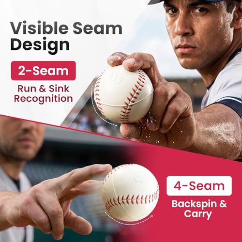 High-Density Foam Baseballs for Hitting and Bat Path Training - 3.5 oz