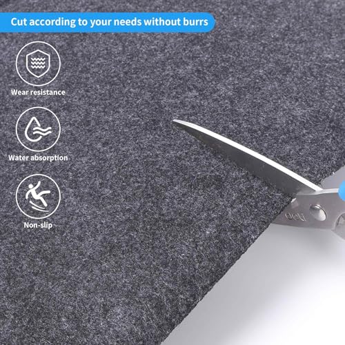 BREENHILL Charcoal Grey Waterproof Camping Tent Carpet Mat - 88" x 100"