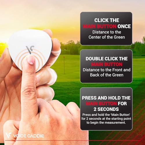 Voice Caddie VC300SE Golf GPS Rangefinder with Voice Output & Course Recognition