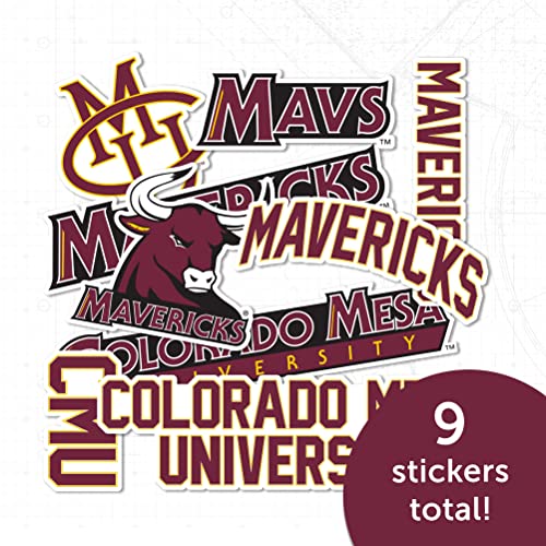 Colorado Mesa Mavericks Vinyl Sticker Decal for Laptops & Water Bottles