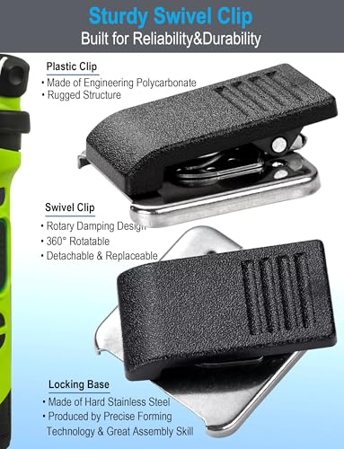 Commountain Speaker Microphone for Motorola Radio R5, XPR 3300/3500, 5 Pack