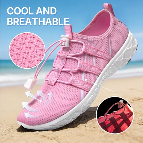 Water Shoes for Men Women Quick-Dry Barefoot Swim Footwear