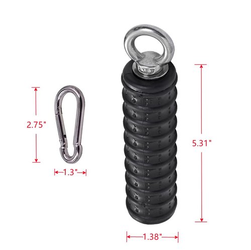 Zicolor Ergonomic Tricep Rope Handle Pulldown Attachment Fitness Cable Attachments for Gym Home, LAT Pull Down Bar for Cable Machine, Tricep Grip Arm Workout Cable Attachments, 1-Pack