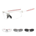 Suertree Photochromic Cycling Glasses Men Women Clear Sports Sunglasses Mountain Bike Riding MTB Bicycle Running Golf Baseball Fishing Driving Hiking Climbing Pickleball
