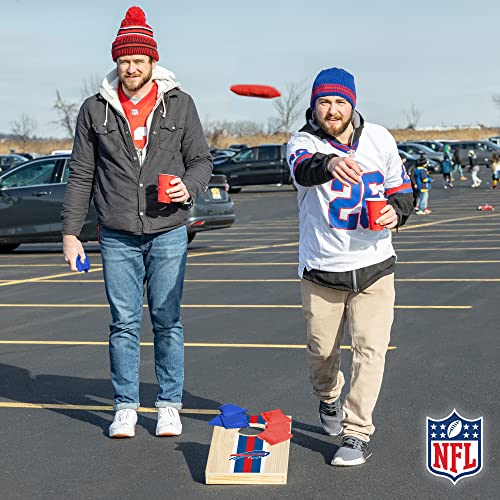 Buffalo Bills NFL Portable Cornhole Set - Travel Size 2 Boards & 8 Bean Bags