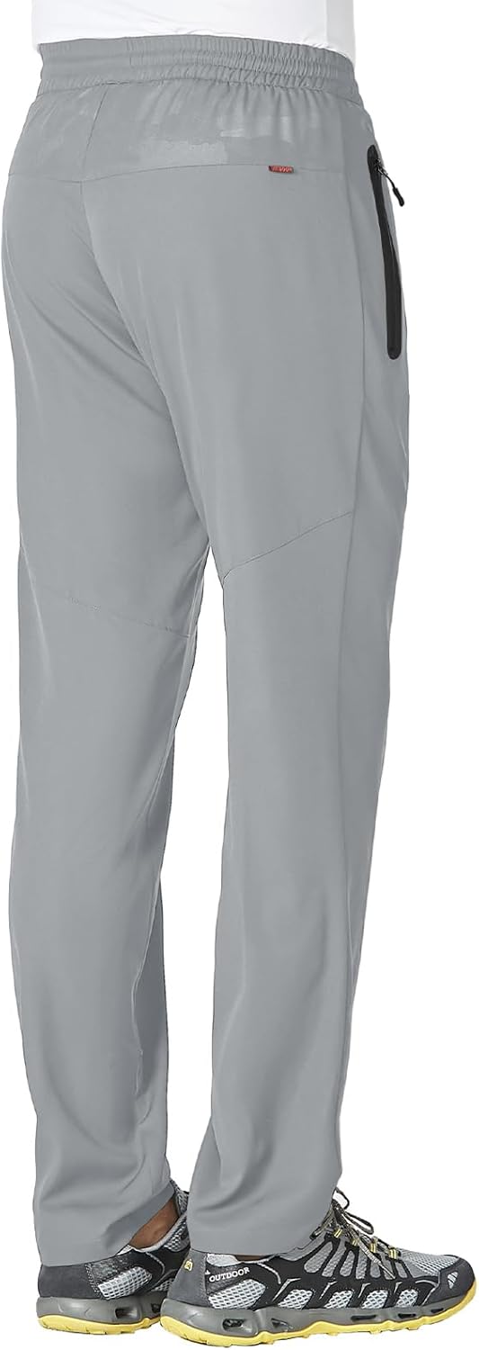 Rdruko Men's Casual Pants - Lightweight Quick-Dry Outdoor Sports Sweatpants | Perfect for Hiking & Running