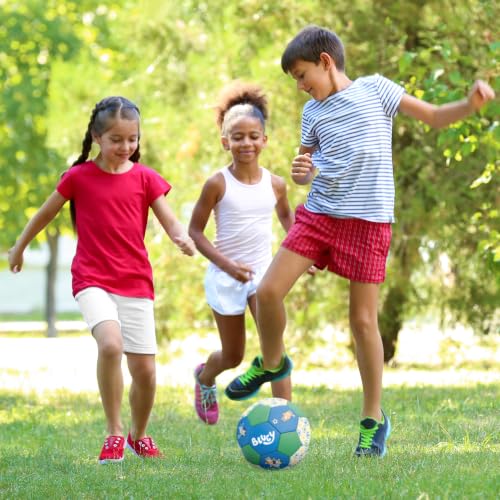 Bluey Jr PVC Soccer Ball - Vibrant Bluey Characters, Durable & Bouncy, Indoor & Outdoor Play, Includes Variation Bluey Jr / Soccer Ball