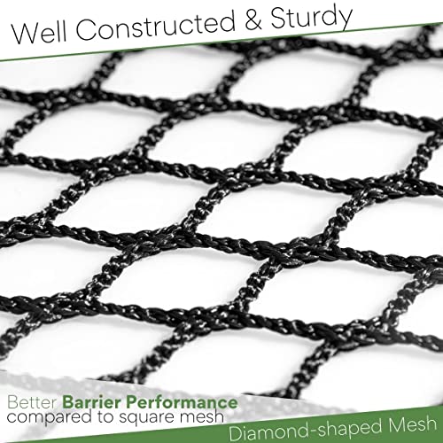 Heavy-Duty Golf Practice Net 10x20ft Impact Mesh Reinforced Black Variation of THIS listing