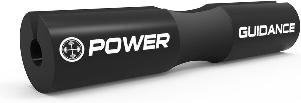 POWER GUIDANCE Barbell Squat Pad - Protective Neck & Shoulder Cushion for Squats, Lunges & Weight Lifting - Fits Standard & Olympic Bars
