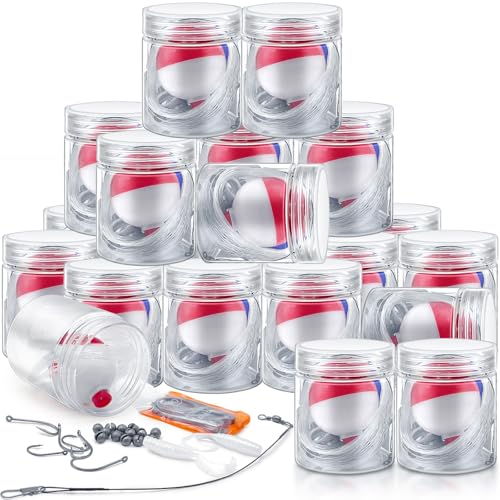 Mini Fishing Kits Bulk for Christmas Shoebox Fillers - 48 Pcs Emergency Survival Gear