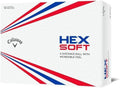 Callaway Hex Soft Golf Balls - Premium White Design for Enhanced Distance and Control