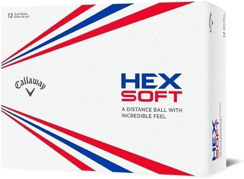 Callaway Hex Soft Golf Balls - Premium White Design for Enhanced Distance and Control