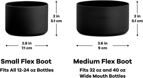 Hydro Flask Accessory Medium Silicone Water Bottle Boot Flex Boot Lupine - for 32 oz and 40 oz Bottles - Dishwasher Safe, BPA-Free, Non-Toxic