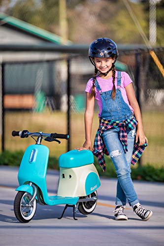 Mini Electric Scooter for Kids - Retro Style Youth E-Scooter, Up to 8 mph, 40 Min Ride Time