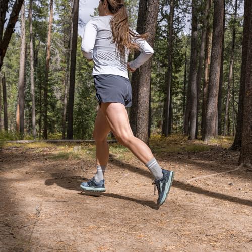 Women's Trail Running Shoe - Lone Peak 8, 8.5 / Black & Gray