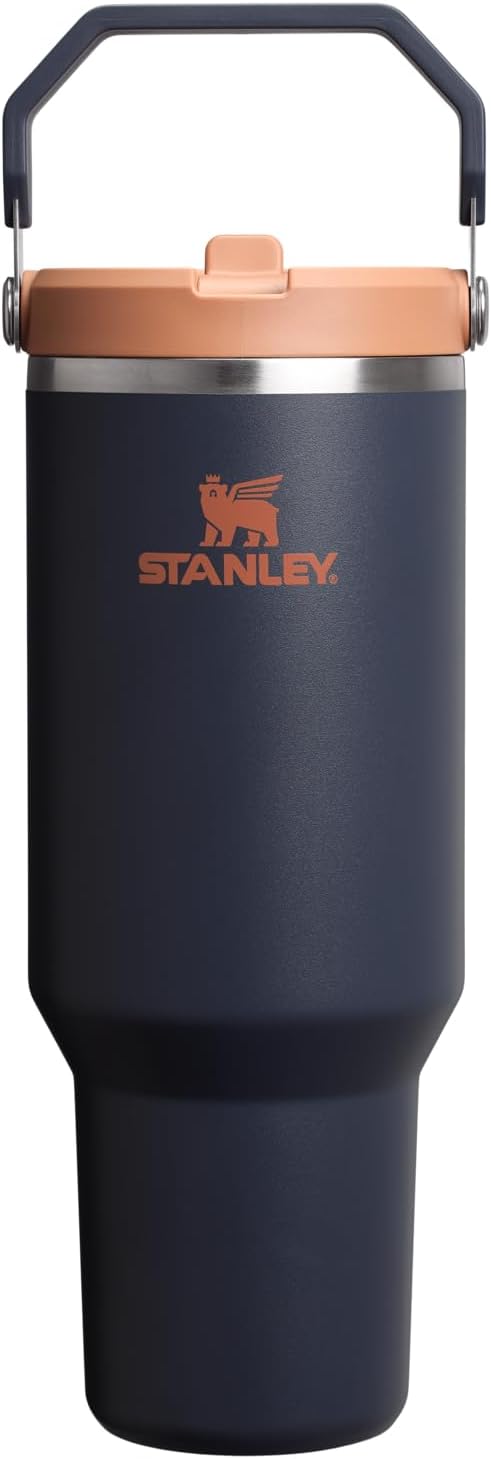 STANLEY IceFlow 2.0 Tumbler - 40 oz Insulated Water Bottle with Flip Straw & Handle | Twilight Color