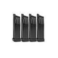 Lancer Tactical x Golden Eagle 30 Rounds Double Stack Hi-Capa 5.1 1911 Airsoft Green Gas Steel Pistol Magazine Bulk (4 Pack)