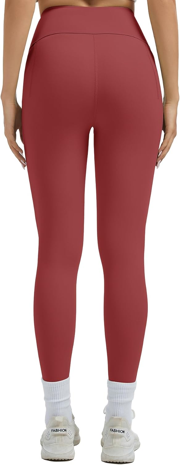SEASUM High Waisted Workout Leggings - Buttery Soft Peachlift Yoga Pants for Women
