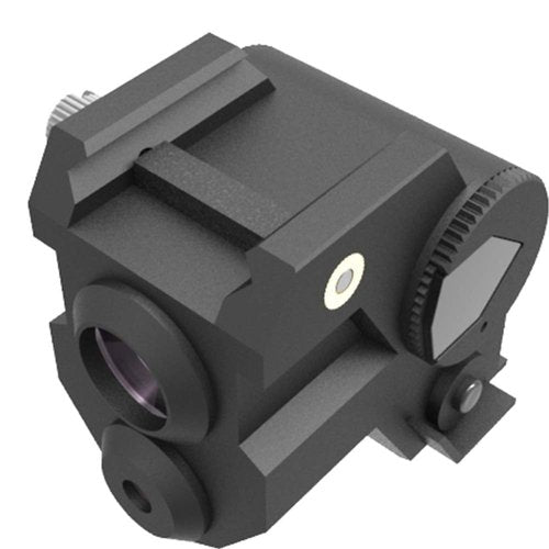 USA LASPUR Mini Tactical Sub Compact Rail Mount Laser Sight with High Lumen CREE LED Flashlight Light Integrated Combo with Strobe (Recharge +Green)