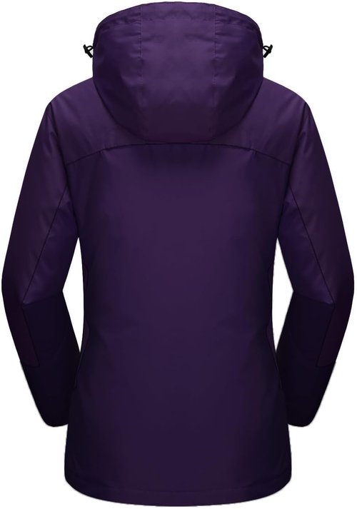 MAGCOMSEN Women's 3-in-1 Winter Coat - Waterproof Ski Jacket with Fleece Lining | Versatile Parka