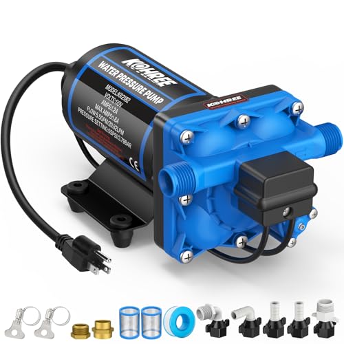 Kohree 110V Self-Priming Water Pressure Pump 5.5 GPM 55 PSI - Model Variation