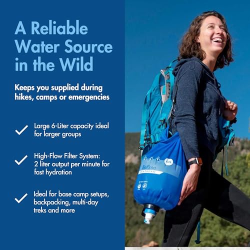 Katadyn BeFree Gravity 6L Water Filter System for Camping & Group Use