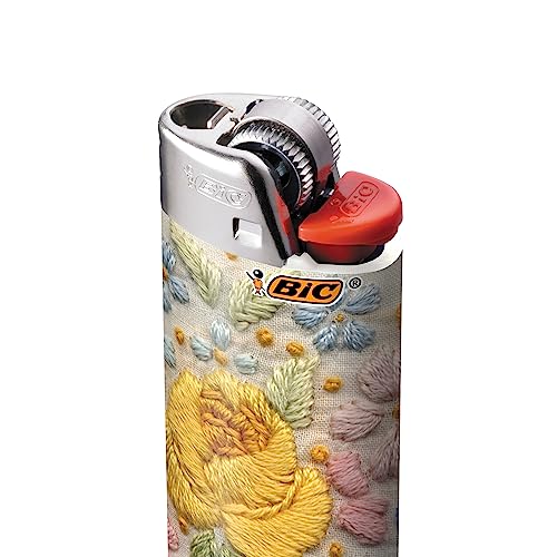 BIC Maxi Pocket Lighter - Special Edition Bohemian Collection, Assorted Designs, 50 Pack