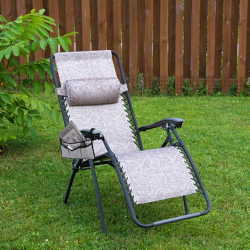 PATIKIL Teal Blue Waterproof Beach Chair Armrest Organizer with 4 Pockets