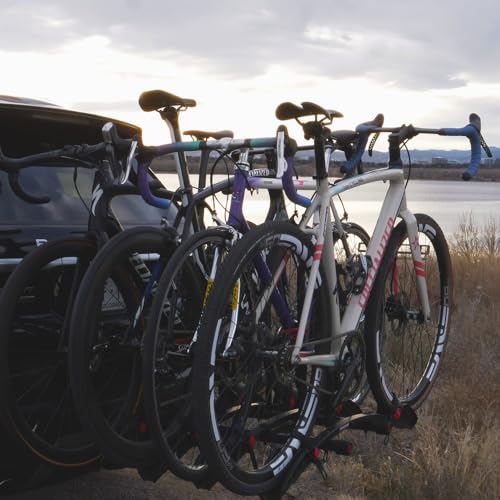 Road-Max 4 Bike Hitch Rack - Foldable, 2-Inch Receiver, Blade Runner 4